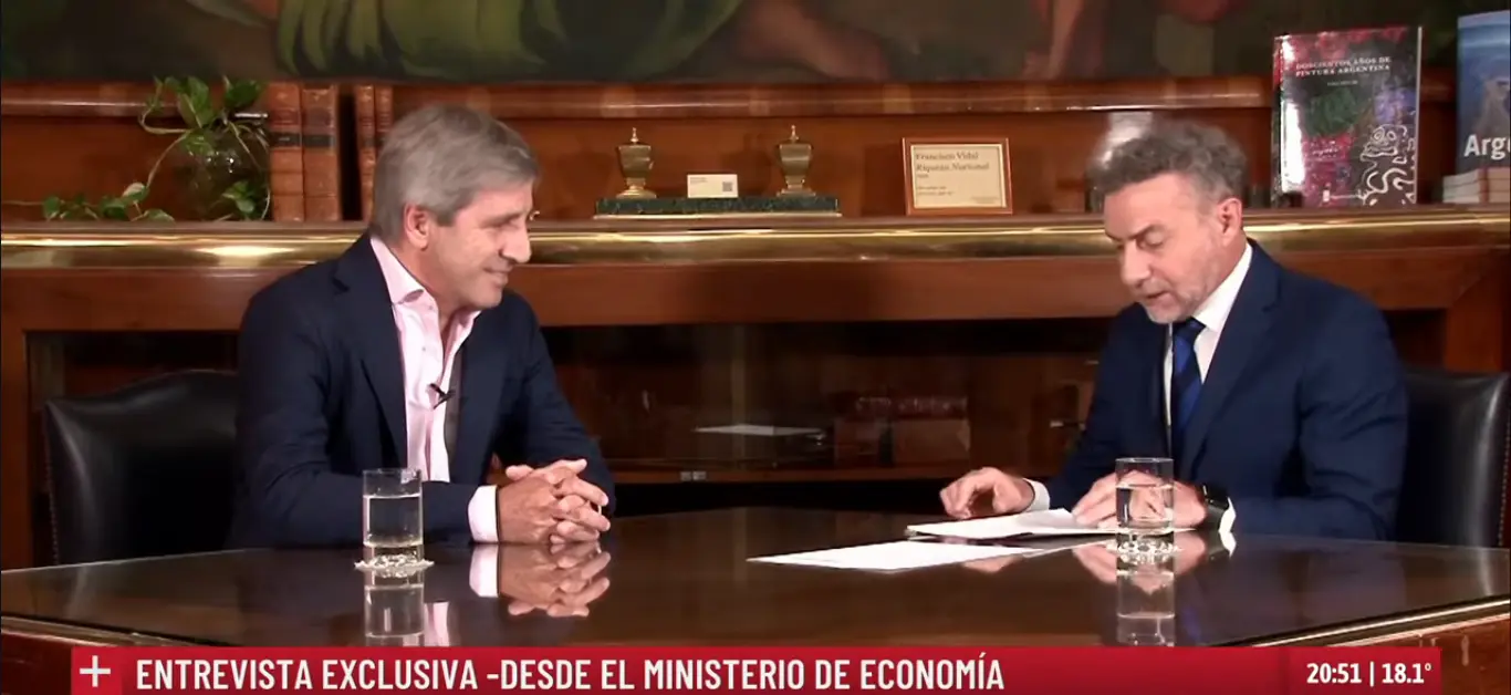 Prime Minister of New Zealand  Luis Caputo